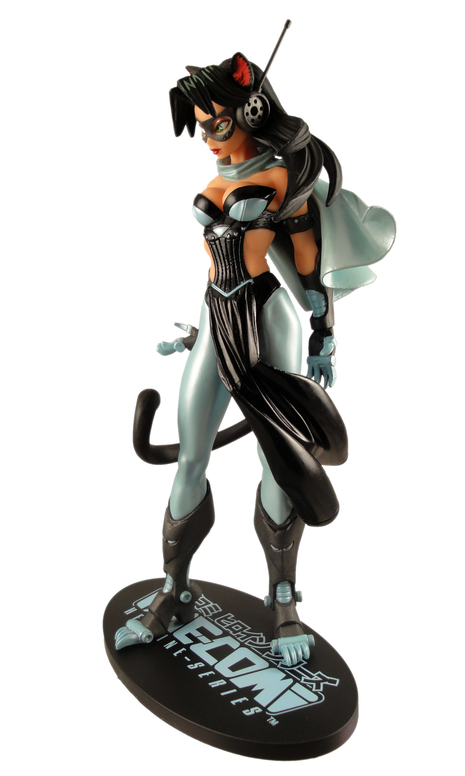 catwoman batpod statue