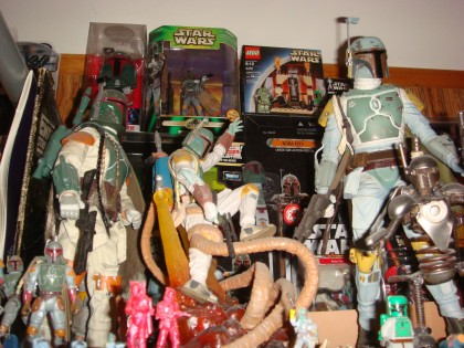 Click to see this and two other photos of Jesse's Boba Fett collection at my Flickr page.