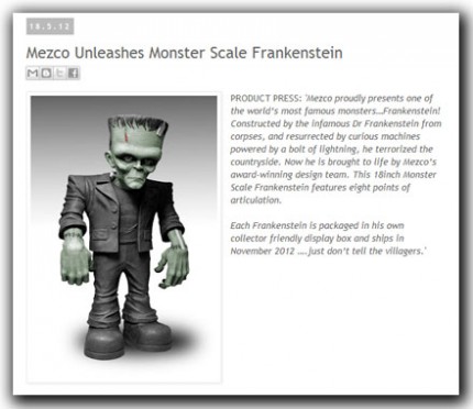 Mezco's 18-Inch Frankenstein Available for Pre-Orders – BattleGrip