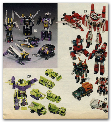 Transformers Toys Starts in 1984 