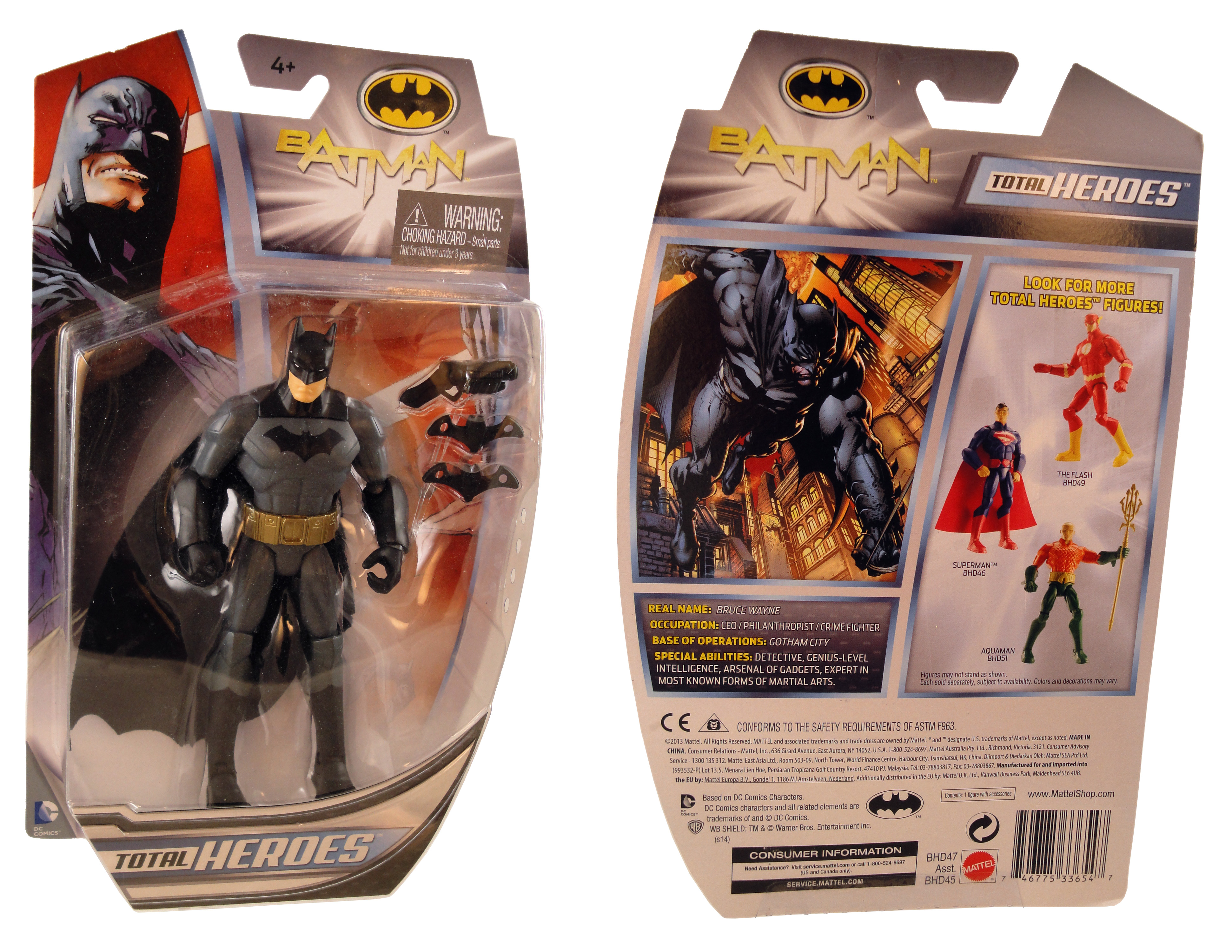 dc total heroes action figures