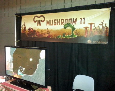 Mushroom 11 at SXSW Gaming in Austin. No, I didn't play. I was worried I would get sucked into the game.