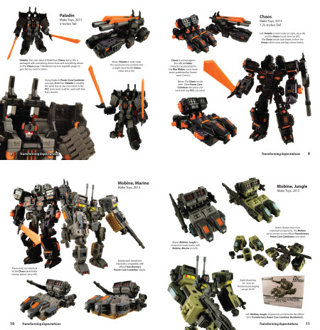 Enlarge Image! These unofficial Transformers toys give the central robots in the official Power Core Combiners series a much better set of limbs.