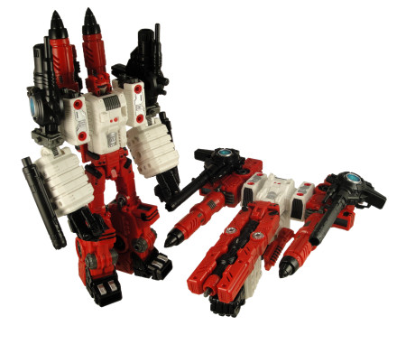 Unofficial Transformers Six-Gun for use with the Transformers Generations Metroplex. Click to enlarge image,