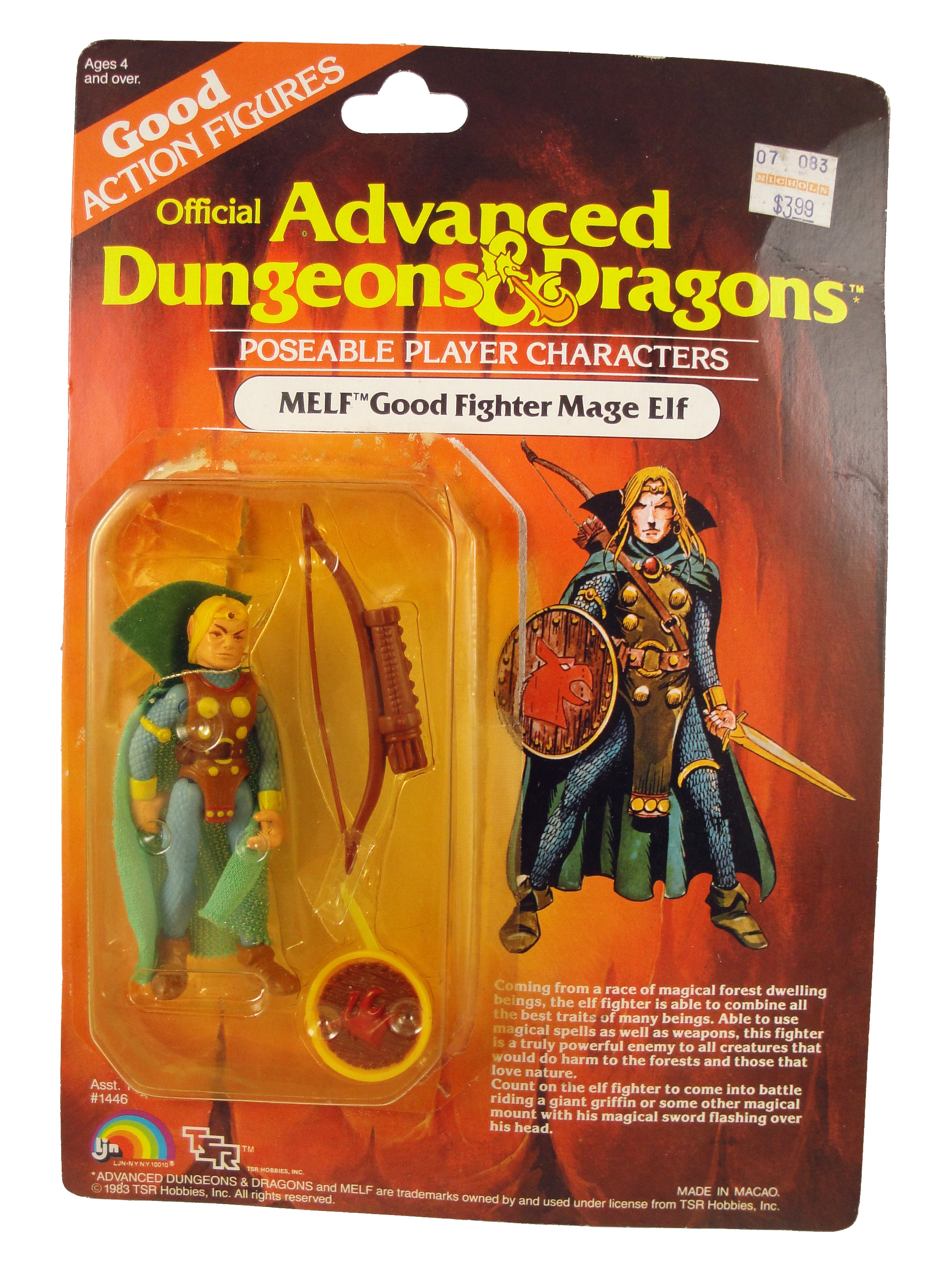 ljn dungeons and dragons action figures