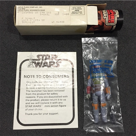 Boba fett deals mail away 1979