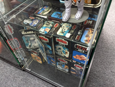 Just a few of the toys at Order 66 Toys in Dallas. Look, Kenner Star Wars Mini-Rigs!