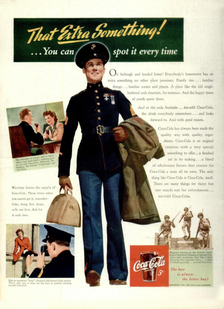 1943 Coca-Cola Advertisement from Life Magazine – BattleGrip