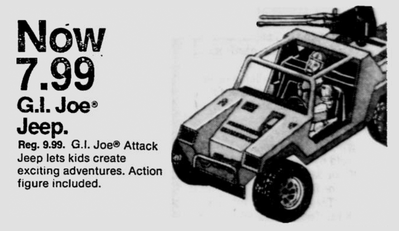 Gi joe store jeep 1982