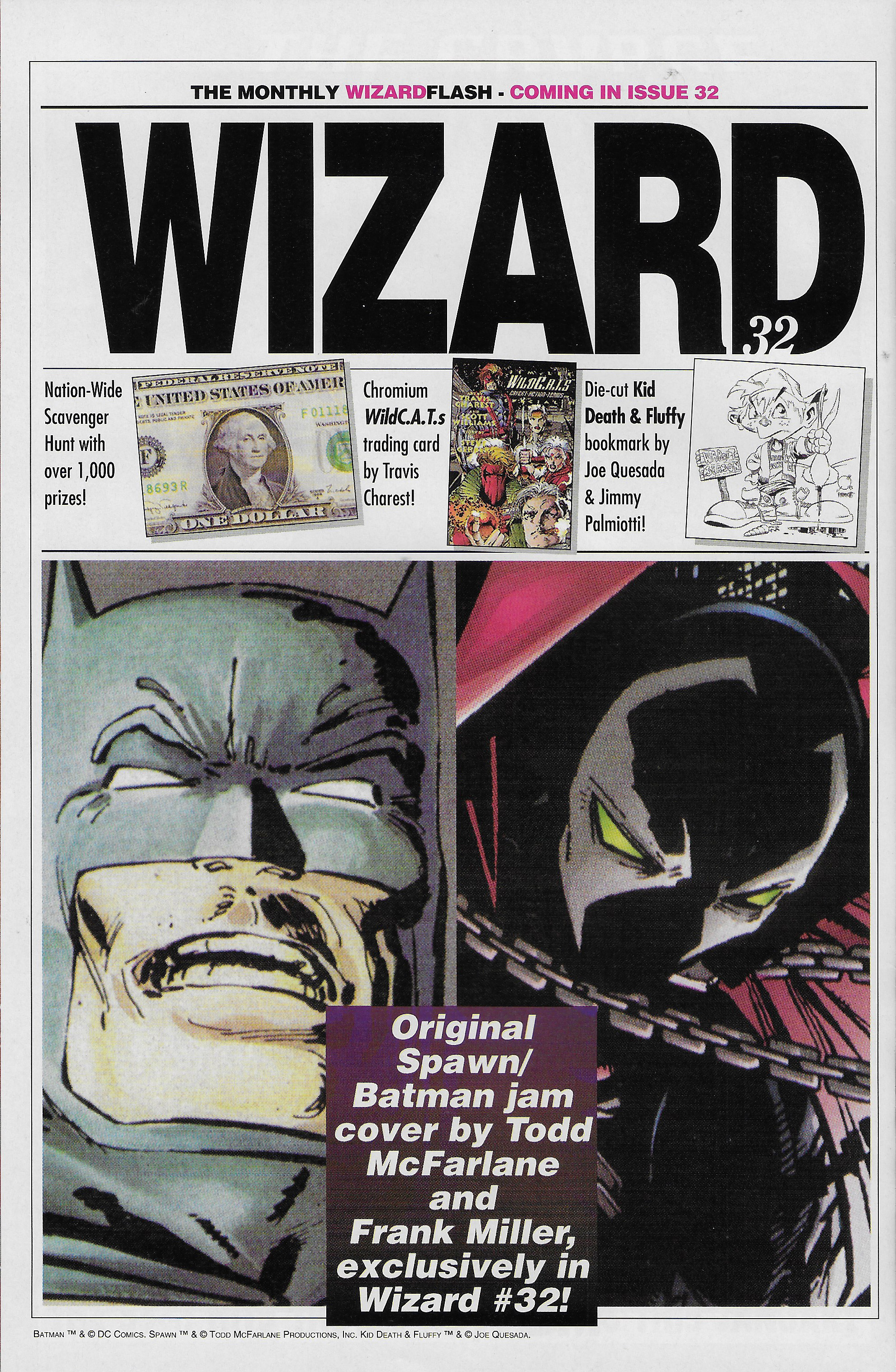 1994 Advertisement for Wizard Magazine 32 BattleGrip