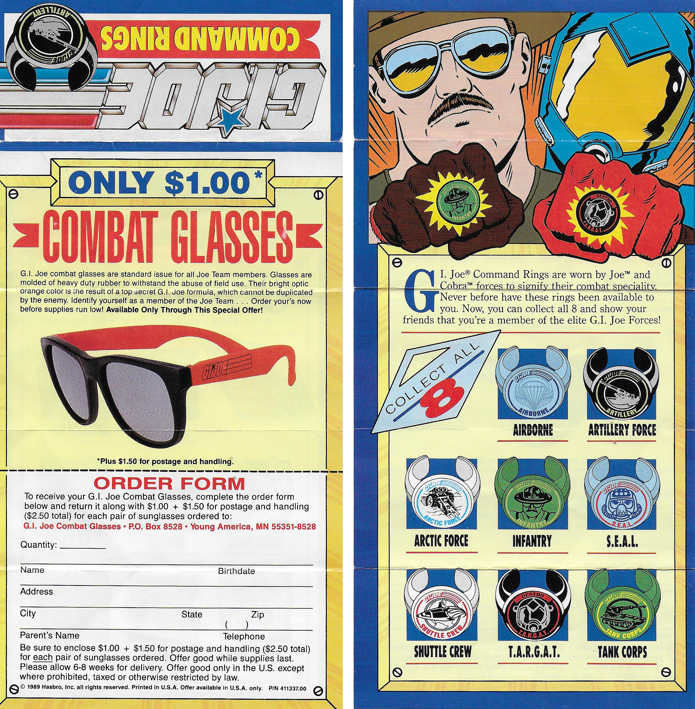 1989 G.I. Joe Command Rings Promotion – BattleGrip