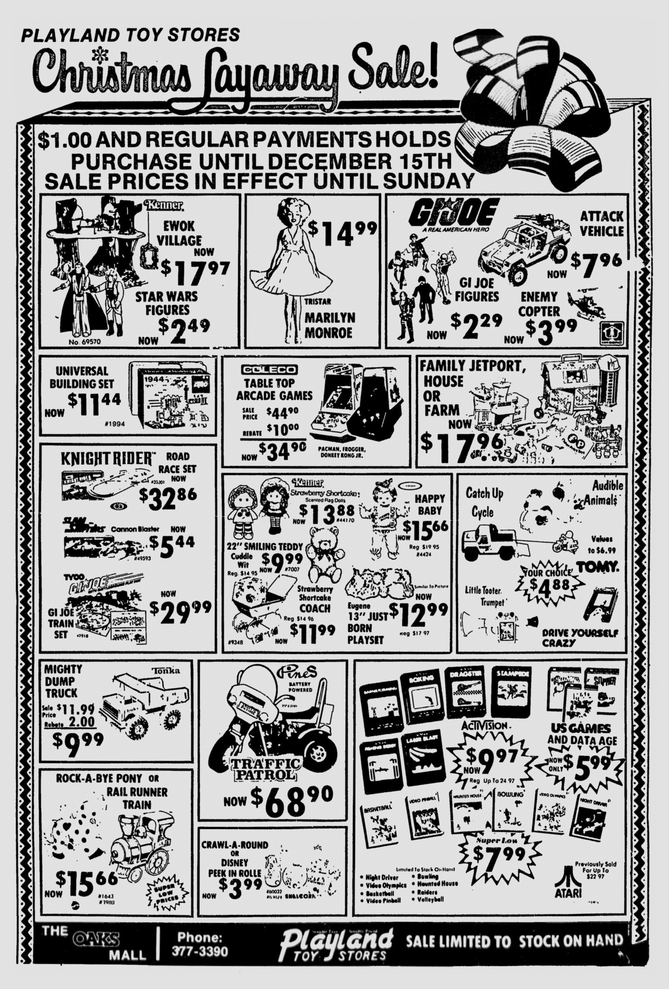 1983 G.I. Joe Newspaper Ad Featuring the VAMP, Fang, and Action Figures ...