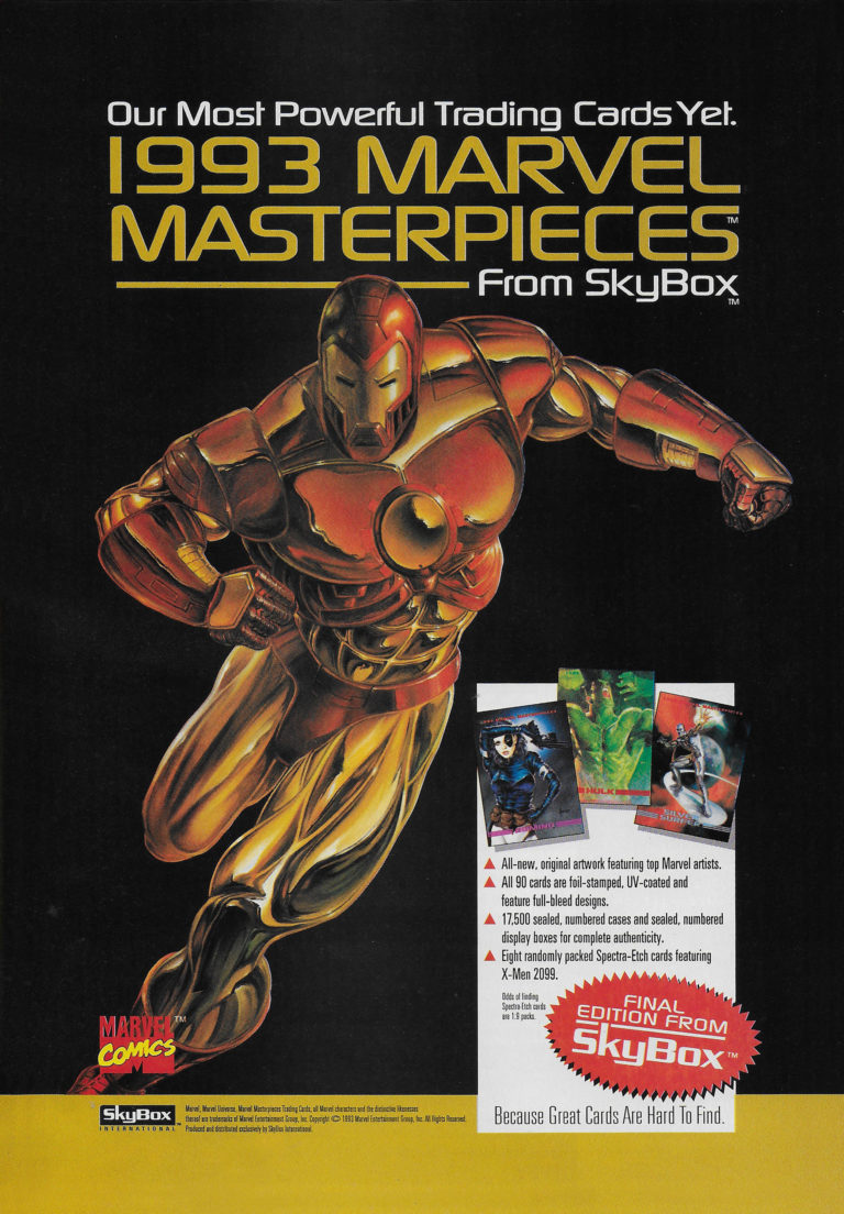 1993 Marvel Masterpieces from SkyBox BattleGrip