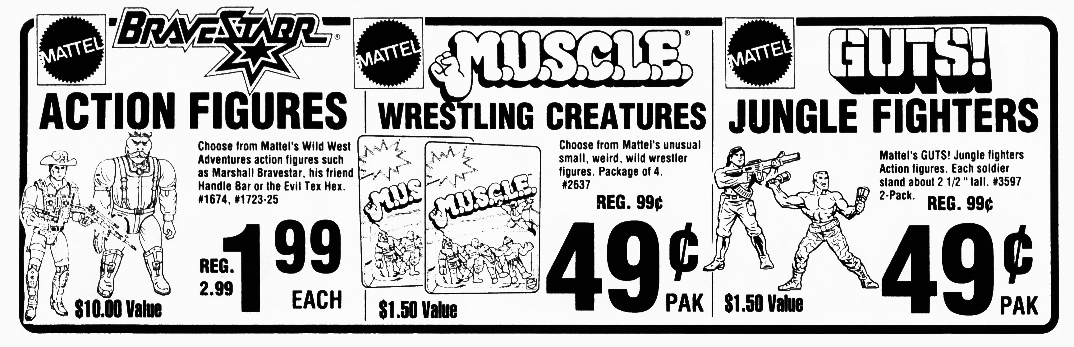 1986 Mattel Bravestarr Handle Bar (1A)